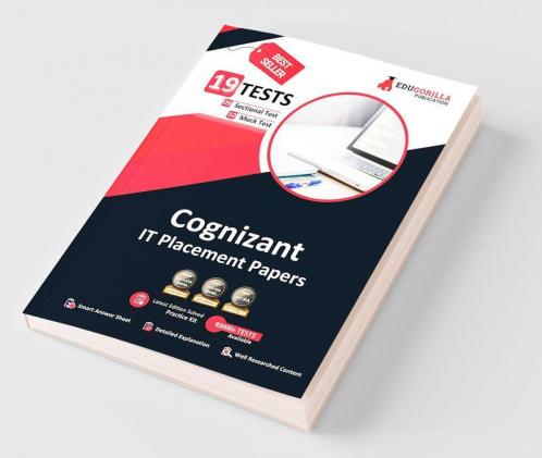 Cognizant Placement Papers 2023 : Preparation Guide - 10 Mock Tests and 9 Sectional Tests (1200 Solved Objective Questions) with Free Access To Online Tests