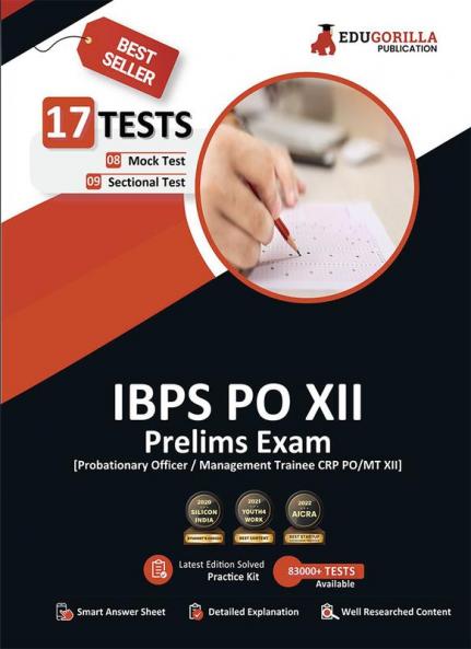 IBPS PO Prelims Exam 2023 : CRP PO/MT-XIII (English Edition) - 8 Mock Tests and 9 Sectional Tests (1100 Solved Questions) with Free Access to Online Tests