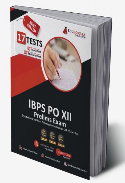 IBPS PO Prelims Exam 2023 : CRP PO/MT-XIII (English Edition) - 8 Mock Tests and 9 Sectional Tests (1100 Solved Questions) with Free Access to Online Tests