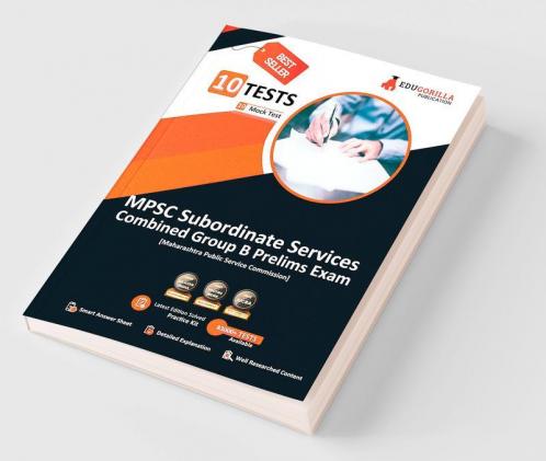 MPSC Subordinate Services Combined Group B Prelims Book 2023 (English Edition) - 10 Full Length Mock Tests (1000 Solved Questions) with Free Access to Online Tests