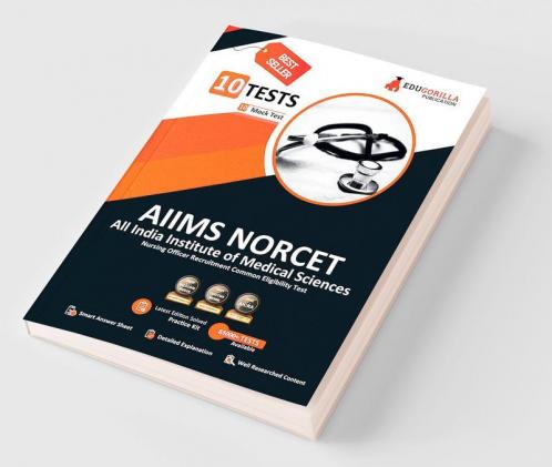 AIIMS NORCET 2024 - Nursing Officers Recruitment Common Entrance Test (Preliminary & Main) - 20 Practice Tests with Free Access to Online Tests