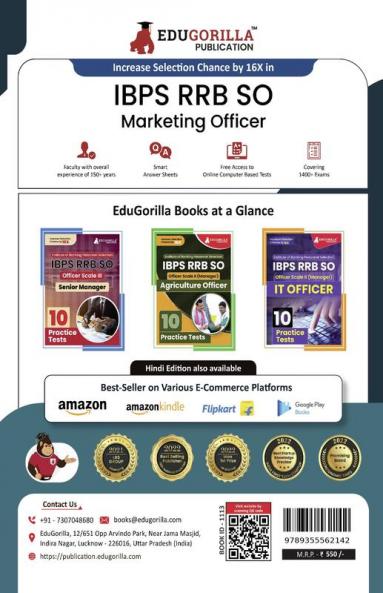 IBPS RRB SO Marketing Officer Scale 2 Exam 2024 (English Edition) - 10 Full Length Practice Mock Tests (2400+ MCQs) with Free Access to Online Test Series