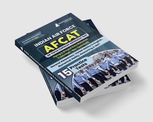 AFCAT 2024 : Air Force Common Admission Test Book (English Edition) - 15 Practice Mock Tests (1500 Solved Questions) with Free Access to Online Tests