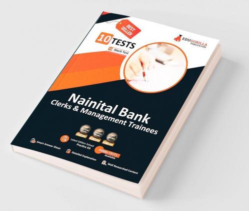 Nainital Bank Clerks and Management Trainees Recruitment Exam Book 2023 - 10 Full Length Mock Tests (Solved 2000 Questions) with Free Access To Online Tests