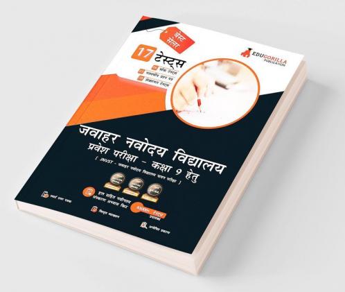 Jawahar Navodaya Vidyalaya Entrance Class 9 Book 2023 (Hindi Edition) - 6 Mock Tests 8 Sectional Tests 3 Previous Year Papers (1100 Solved Questions) with Free Access to Online Tests
