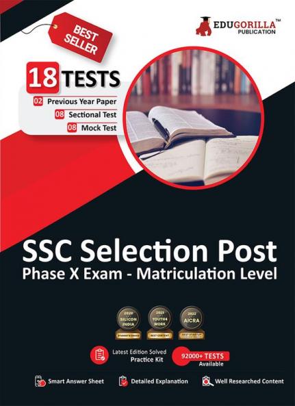 SSC Selection Post Phase X (Matriculation Level): 1200+ Solved Questions