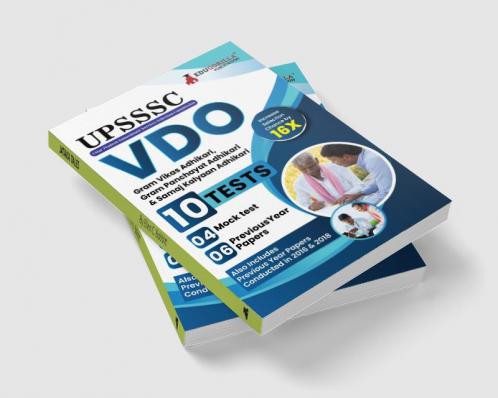 UPSSSC VDO Exam 2023 : Panchayat Officer (English Edition) - 4 Mock Tests and 6 Previous Year Paper (Solved MCQ Questions) with Free Access to Online Tests