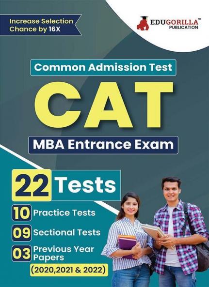 CAT 2023 : MBA Entrance Exam (Common Admission Test) - 10 Practice Tests 9 Sectional Tests and 3 Previous Year Papers (1100 Solved Questions) with Free Access to Online Tests
