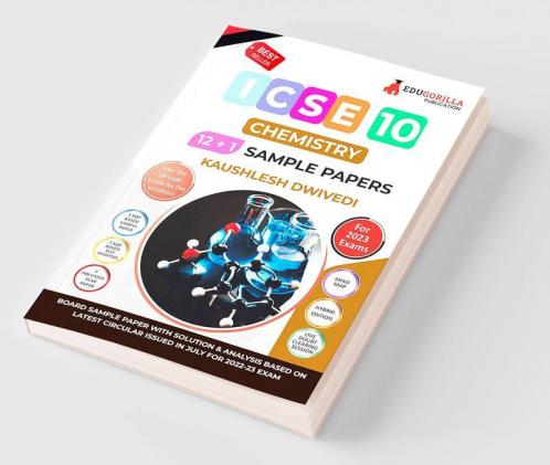 ICSE Class X - Chemistry Sample Paper Book | 12 +1 Sample Paper | According to the latest syllabus prescribed by CISCE