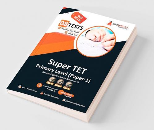 Super TET Primary Level (Paper-1) Book 2023 (English Edition) - 7 Mock Tests and 1 Previous Year Paper (1300 Solved Questions) with Free Access to Online Tests