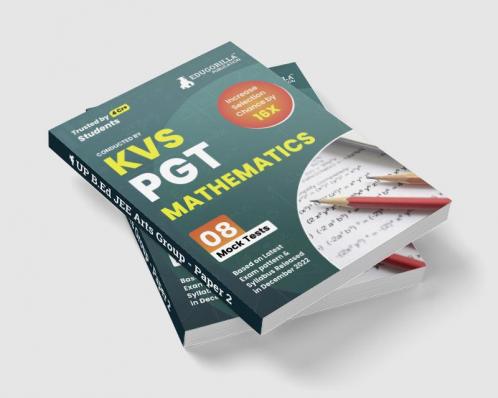 KVS PGT Mathematics Exam Prep Book 2023 (Subject Specific) : Post Graduate Teacher (English Edition) - 8 Mock Tests (Solved) with Free Access to Online Tests