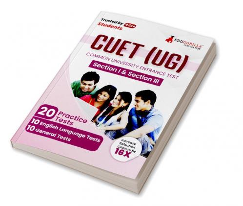 CUET UG : Section I and Section III Exam 2024 (English Edition) - 20 Practice Tests (1000 Solved Questions) with Free Access to Online Tests