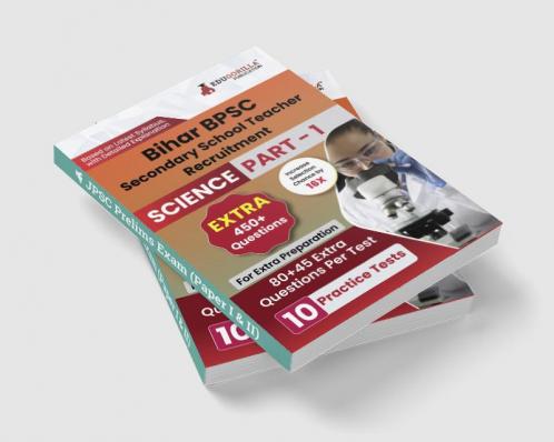 Bihar Secondary School Teacher Science Book 2023 (Part I) Conducted by BPSC - 10 Practice Mock Tests (1200+ Solved Questions) with Free Access to Online Tests