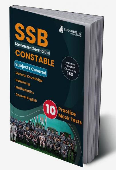 SSB Constable Book 2023 : Sashastra Seema Bal (English Edition) - 15 Full Length Mock Tests with Free Access to Online Tests