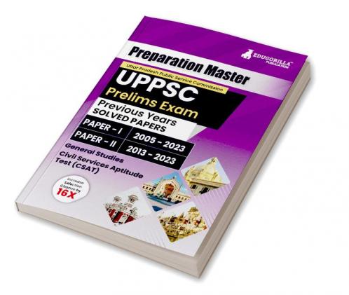Preparation Master UPPSC Prelims Exam (English Edition) : 30 Solved Previous Year Papers (Paper I and Paper II) with Free Access To Online Tests