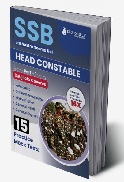 SSB Head Constable Book 2023 (English Edition) - 15 Full Length Mock Tests with Free Access to Online Tests