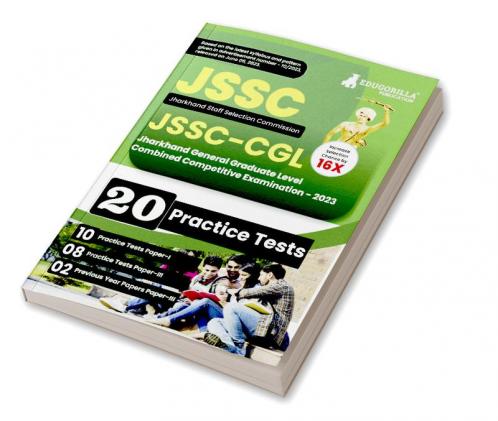 JSSC (Jharkhand Staff Selection Commission) - CGL Paper I and III Book 2023 (English Edition) - 18 Full Length Practice Mock Tests (Paper I and Paper III) and 2 Previous Year Papers (Paper III) with Free Access to Online Tests