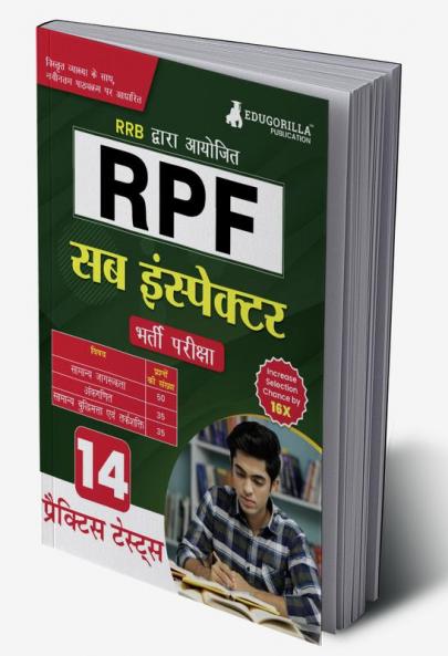 RPF Sub Inspector Recruitment Exam 2024 (Hindi Edition) | Railway Protection Force | 14 Practice Tests (1600+ Solved Questions) with Free Access to Online Tests