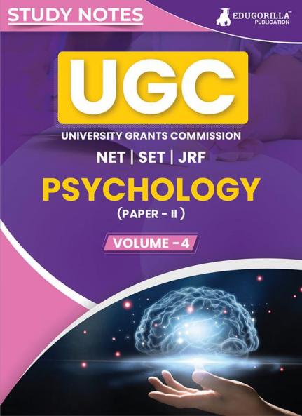 UGC NET Paper II Psychology (Vol 4) Topic-wise Notes (English Edition) | A Complete Preparation Study Notes with Solved MCQs
