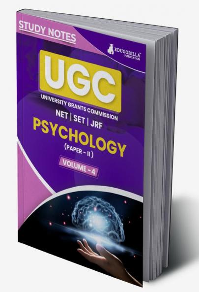 UGC NET Paper II Psychology (Vol 4) Topic-wise Notes (English Edition) | A Complete Preparation Study Notes with Solved MCQs