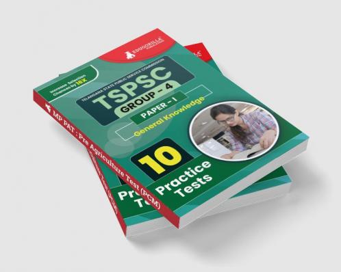 TSPSC Group 4 : Paper 1 (General Knowledge) Exam Prep Book 2023 | Telangana State Public Service Commission | 10 Full Practice Tests with Free Access To Online Tests