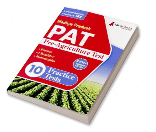MP PAT : Pre Agriculture Test PCM Book (English Edition) 2023 | Physics Chemistry and Mathematics | 10 Full Practice Tests with Free Access To Online Tests