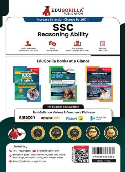 Preparation Master SSC Reasoning : Topic-wise Previous Year Questions (PYQ) 2023 (English Edition) - 23 Solved Tests Useful for MTS CHSL CGL CPO Stenographer and Other SSC Exams
