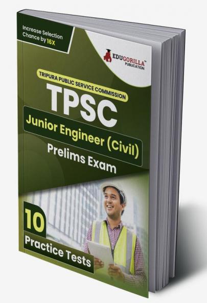 TPSC Junior Engineer (Civil) Prelims Exam Book 2023 - Tripura Public Service Commission | 12 Practice Tests (1200 Solved Questions) with Free Access to Online Tests