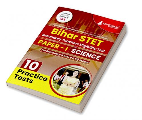 Bihar STET Paper 1 : Science Book 2023 (English Edition) - Secondary Class 9 & 10 - Bihar School Examination Board (BSEB) - 10 Practice Tests with Free Access To Online Tests