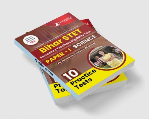 Bihar STET Paper 1 : Science Book 2023 (English Edition) - Secondary Class 9 & 10 - Bihar School Examination Board (BSEB) - 10 Practice Tests with Free Access To Online Tests