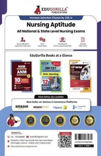 Nursing Aptitude Exam Prep Book 2023 | For All National & State Level Nursing Exams (English Edition) - 37 Topic-Wise Test (2000+ Solved MCQs) with Free Access To Online Tests
