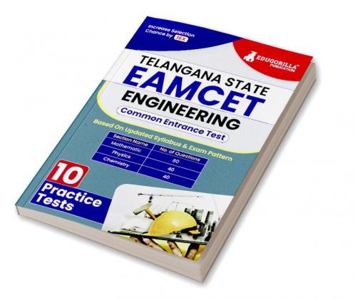 TS EAMCET 2024 : Engineering Exam (English Edition) | Telangana State Engineering Agricultural and Medical Common Entrance Test | 10 Practice Tests (1600 Solved MCQs) | Free Access To Online Tests