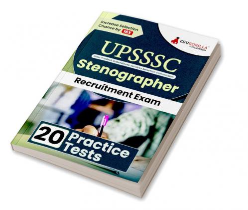 UPSSSC Stenographer Recruitment Exam Book 2023 (English Edition) | Uttar Pradesh Subordinate Services Selection Commission | 20 Practice Tests (1600 Solved MCQs) with Free Access To Online Tests