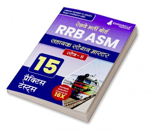 RRB ASM (Assistant Station Master) Stage - II Recruitment Exam Book 2023 (English Edition) | Railway Recruitment Board | 10 Practice Tests (1800 Solved MCQs) with Free Access To Online Tests