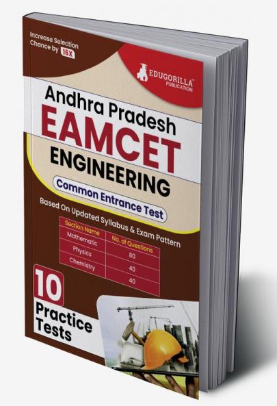AP EAMCET Engineering Exam Book 2024 (English Edition) | Andhra Pradesh Engineering Agricultural and Medical Common Entrance Test | 10 Practice Tests (1600 Solved MCQs) with Free Access To Online Tests