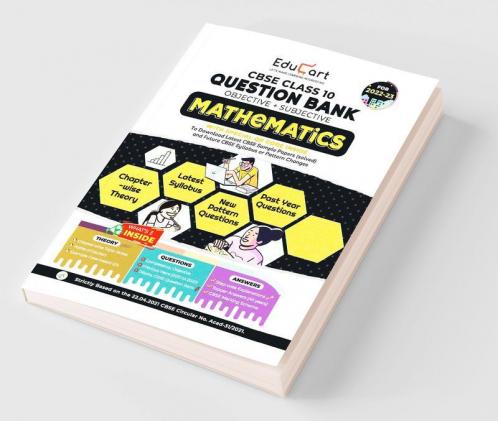 Educart CBSE Class 10 Mathematics Question Bank On New Pattern 2022-23