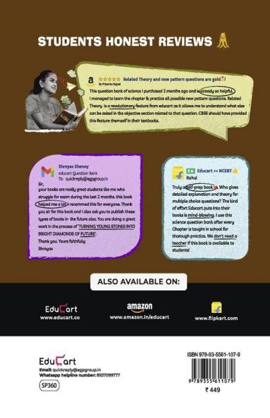 Educart CBSE Class 9 HINDI A Question Bank Book for 2022-23 (Includes Chapter wise Theory & Practice Questions 2023)