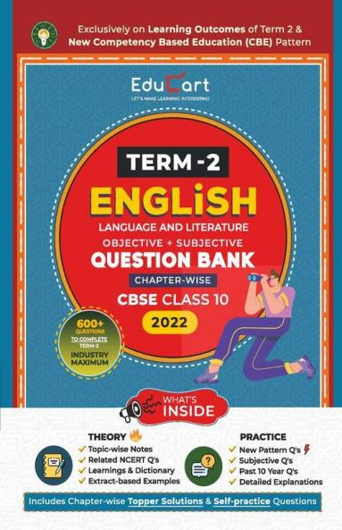 Educart Term II CBSE Class 10 English Language and Literature Question bank