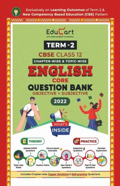 Educart Term II CBSE Class 12 English Core Question Bank