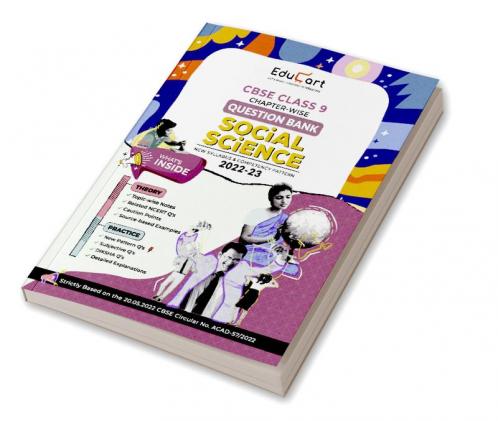 Educart CBSE Class 9 SOCIAL SCIENCE Question Bank Book for 2022-23 (Includes Chapter wise Theory & Practice Questions 2023)