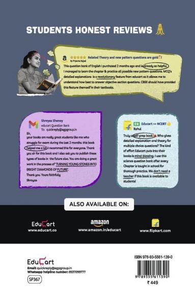 Educart CBSE Class 9 HINDI B Question Bank Book for 2022-23 (Includes Chapter wise Theory & Practice Questions 2023)