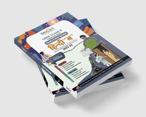 Educart CBSE Class 9 HINDI B Question Bank Book for 2022-23 (Includes Chapter wise Theory & Practice Questions 2023)
