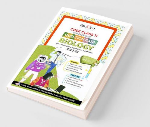 Educart CBSE Class 11 BIOLOGY Question Bank Book for 2022-23 (Includes Chapter wise Theory & Practice Questions 2023)