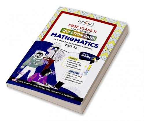 Educart CBSE Class 11 MATHS Question Bank Book for 2022-23 (Includes Chapter wise Theory & Practice Questions 2023)