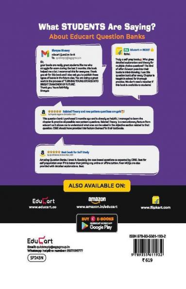 Educart CBSE Class 12 Physics Question Bank Book For 2022-23