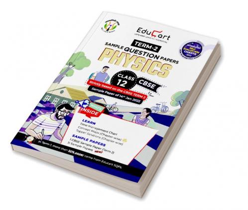 Educart CBSE Term 2 Physics Class 12 Sample Papers Book 2022