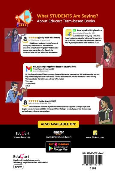 Educart Term 2 English Core Class 12 Subjective Sample Paper (Based on the CBSE Term-2 Subjective Sample Paper of 14 Jan 2022)