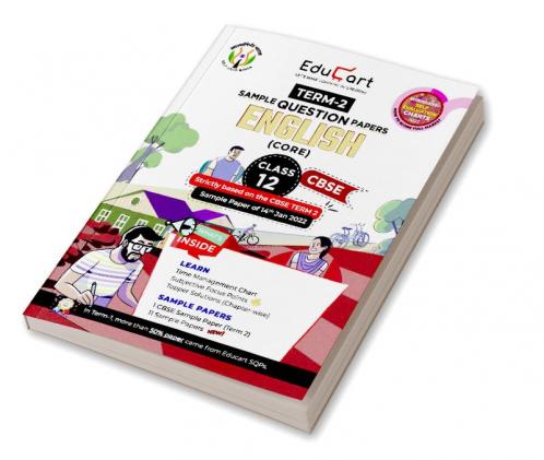 Educart Term 2 English Core Class 12 Subjective Sample Paper (Based on the CBSE Term-2 Subjective Sample Paper of 14 Jan 2022)