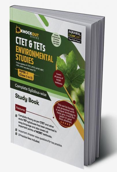 Examcart CTET Paper 1 EVS ( Environment Studies) And Pedagogy Text Book for 2023 Exams in English