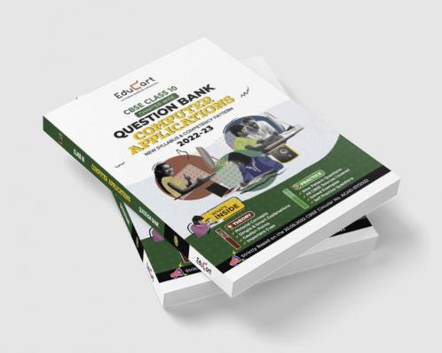 Educart CBSE Class 10 COMPUTER Application New Question Bank Book For 2022-23 (Includes Past Years Latest Syllabus and Pattern)